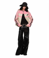 IN STOCK | PADDED MOTO JACKET – PINK