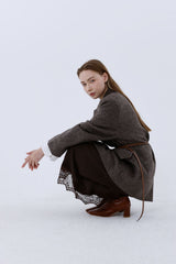 DADDY CONTOUR WOOL JACKET_BROWN