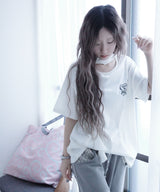 クラブ イー スカーフ ティー(White)