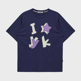 YK スターアップリケ半袖Tシャツ