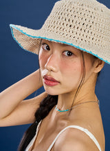 Crochet Cowboy Hat (ivory)