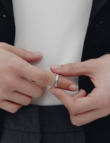 26SS★ [Premium Plating] Precise AB(W) Stone Line Ring