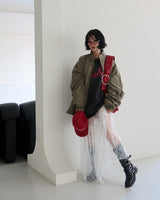 Laxique Sleeve Layered Oversized Fit T-shirt
