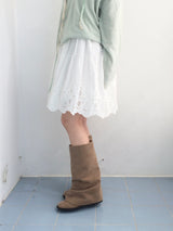 Soft V-neck Layered Knitwear