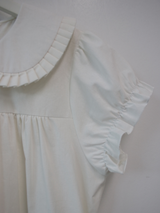 pleats collar mini dress 