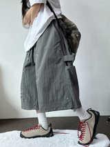 RIVET CARPENTER STRAP NYLON BERMUDA 🩶🤍🖤3COLOR