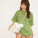 Blacklist lettering Short tee (Green)