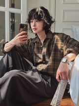 Elubin Over Check Shirt