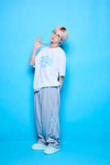 オクトパスフットボールTシャツ（スカイブルー）
