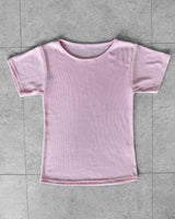 JELLY RIBBED SHORT SLEEVE T-SHIRT