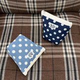 classic pouch_dot denim