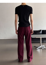 [S/S] High ribbed henry neck half knit(3color)