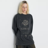 イントゥザギャラクシーピグメント長袖Tシャツ Charcoal