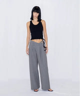 STRING WIDE TROUSERS