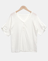 ケイティンロールアップ半袖Tシャツ