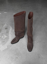 1212 Leather Warmer Long Boots (5cm)