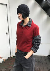 CROCHET KNIT BEANIE