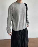 Waffle Crop Long Sleeve Tee