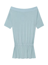 DRAPE BAND OFF-SHOULDER TOP(MINT)