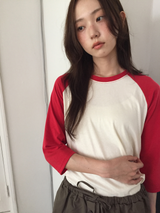 コージー ラグラン スリーブレス Tシャツ (7color)