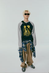 ラグランロングスリーブTシャツ_ネイビー
