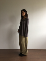 Hema Eyelet Shirred T-shirt (2color)