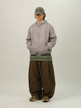AND Pin-tuck Balloon Pants