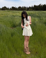 Relbit blouse & skort set