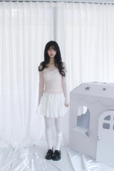 シースルーレイヤードラブリーTシャツ