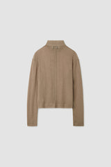 Light Crinkle Jumper / Peach Beige