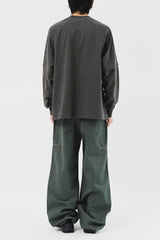 Oper Zipper Dyeing Pants (3color)
