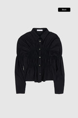 Leona shirring blouse