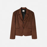 Moven Suede Crop Blazer
