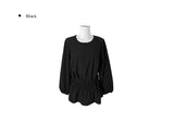 Miao Banding Strap Layered Mini Long Sleeve One Piece
