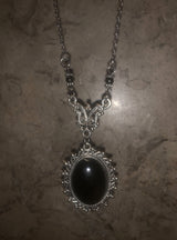 [only suzen] Rina Black Vintage Necklace