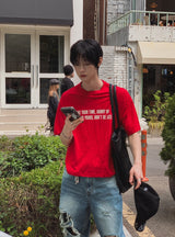 Poit Lettering Short Sleeve T-shirt