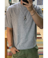 [1+1] ヘビークロッププレーン半袖Tシャツ