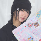 nostalgic knit beanie black