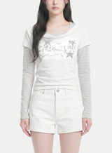 Roxy Layered Halter Graphic Tee
