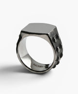 NR-304 Square Stud Signet Ring