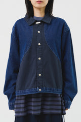 Moss Color Denim Jacket (2color)