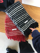 No.1489 stripe wool muffler (5color)