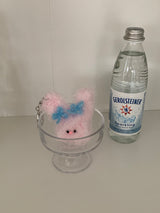 Blue Ribbon Bunny Keyring