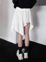  DRAPE WRAP MINI SKIRT