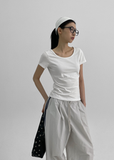 [MADE] Izny U-Neck Short Sleeve T-shirt