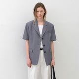 (JK-3025)ESSENTIAL SUMMER SET-UP JACKET