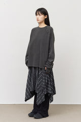 ボブピグメント長袖Tシャツ