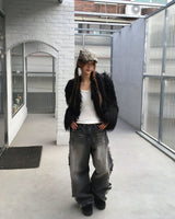 Leopard hunting cap