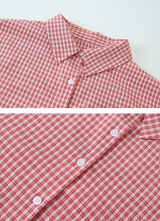 [SHOPPERMADE] AL オータムオーバーフィットチェックシャツ (3color)
