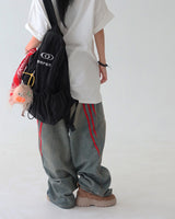 Funky Star Oversized Fit Boxy Short Sleeve T-shirt